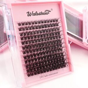 DIY Cluster Lashes with 3D Effect Faux Mink Fur 8-25MM